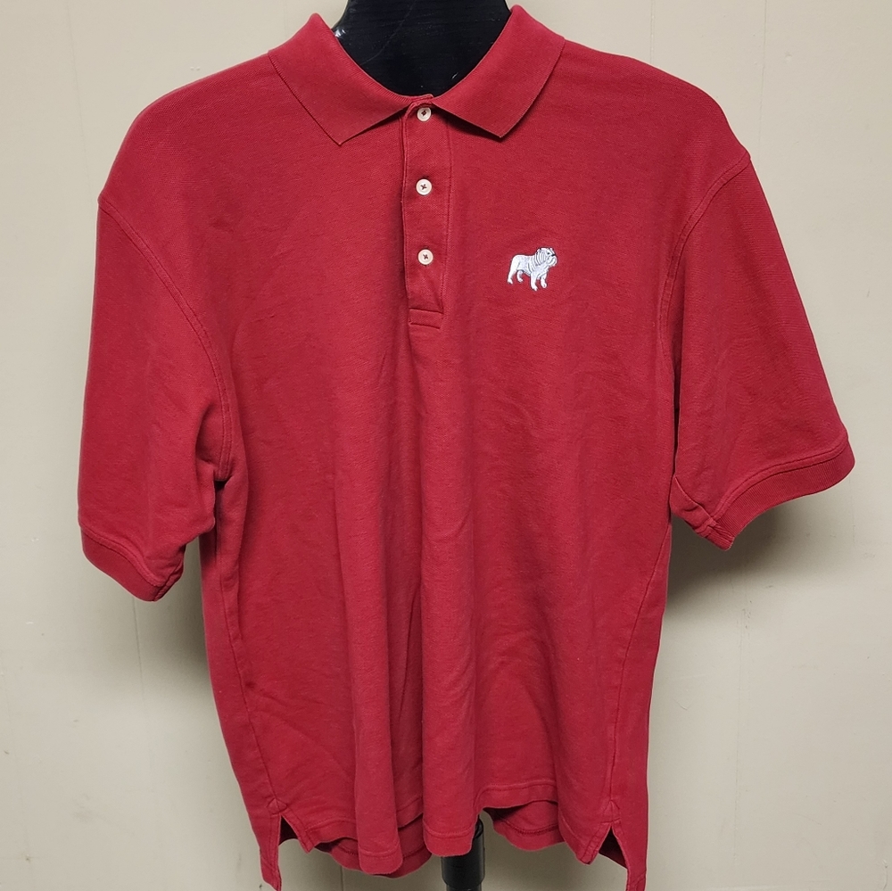 George Sherman Clothiers Men's Size Large Mississippi State Bulldog Polo Shirt